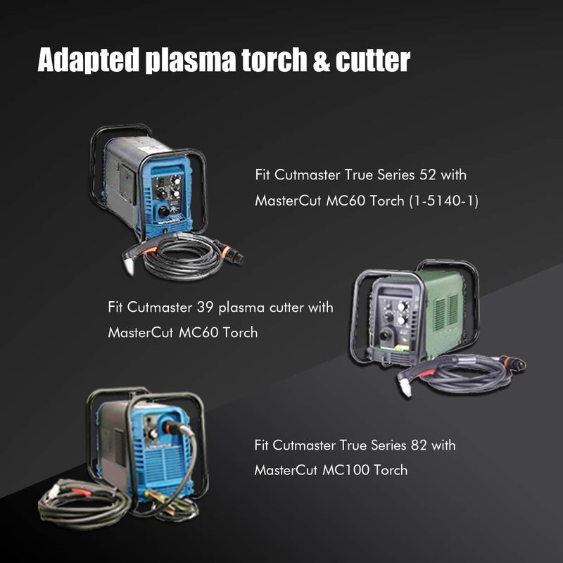 WeldingStop Plasma Electrode 64006514 Tip 60A 64006510 for Radnor MasterCut MC60 MC100 Torch - Image 5